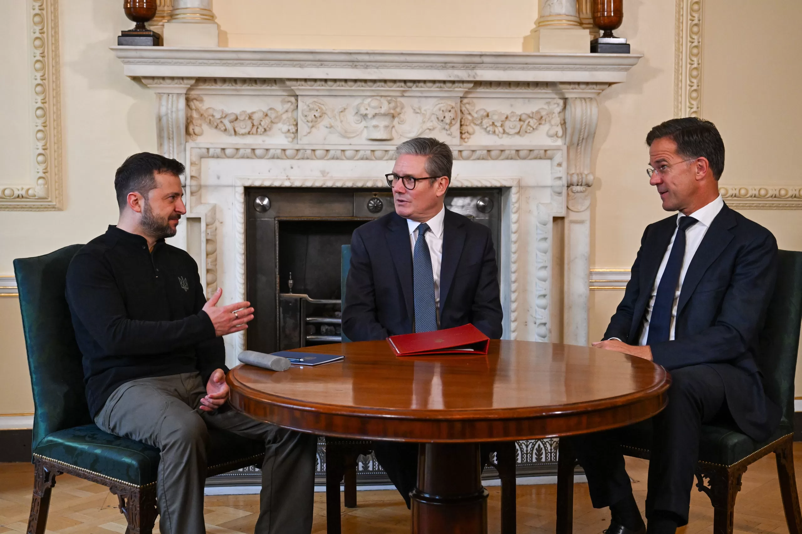 Volodymyras Zelenskis, Keiras Starmeris, Markas Rutte