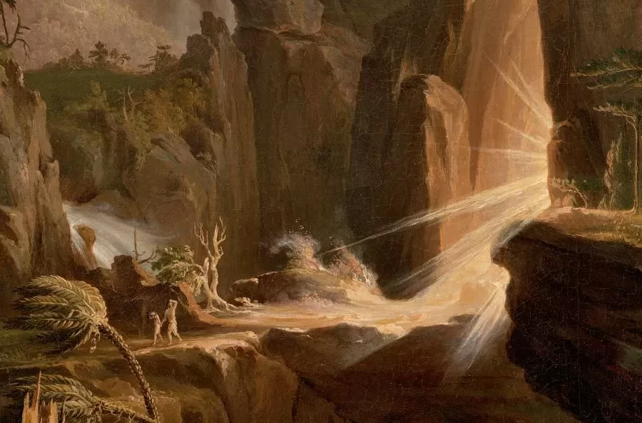 Thomasas Cole'as. „Išvarymas iš rojaus sodo“