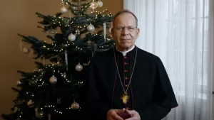 Vilniaus arkivyskupas metropolitas Gintaras Grušas., kalėdinis sveikinimas